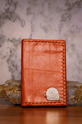 Leather Bi-Fold Cardholder - Cognac