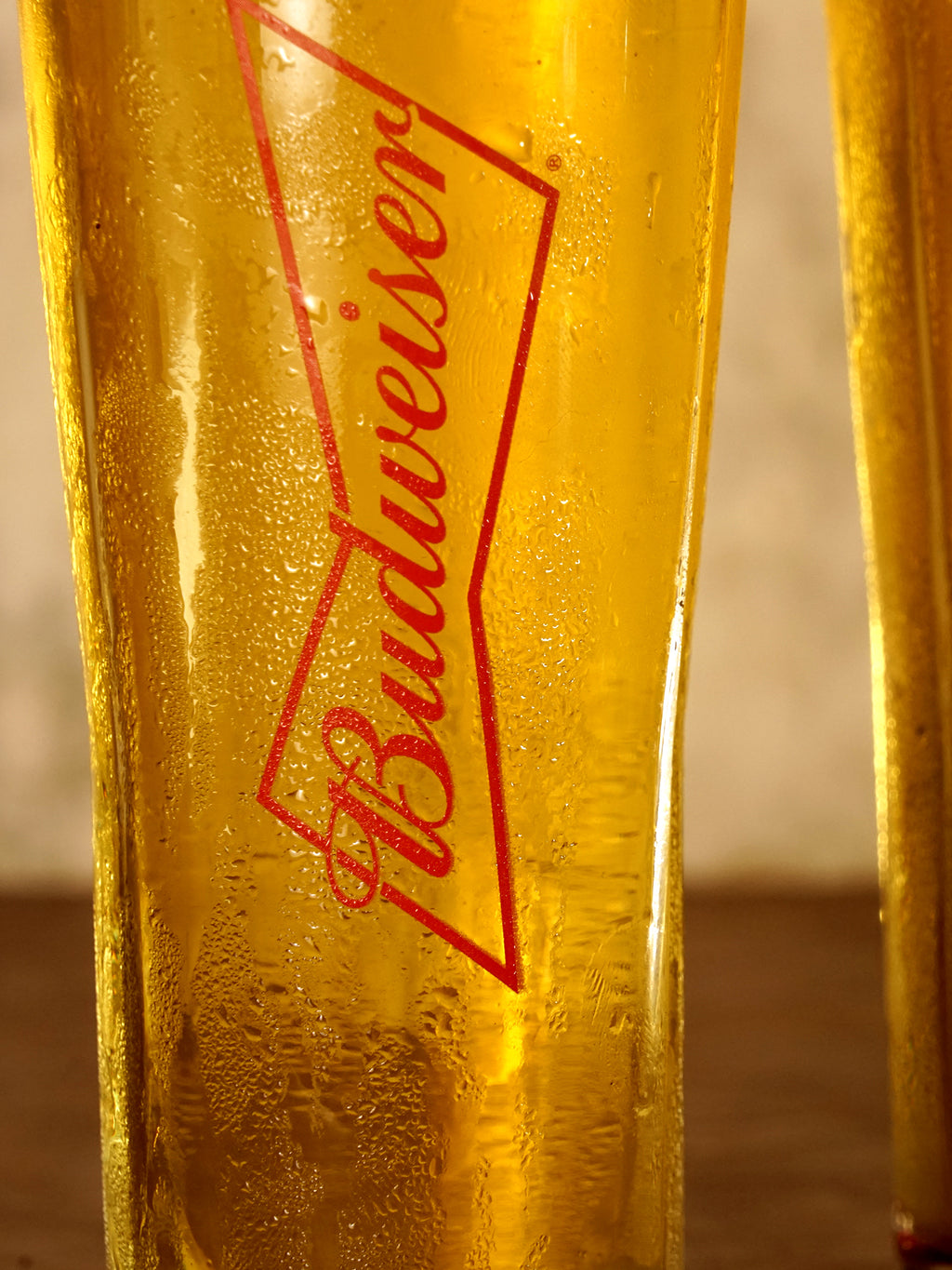 Vintage Budweiser "Bowtie" Glasses (Set of 4)