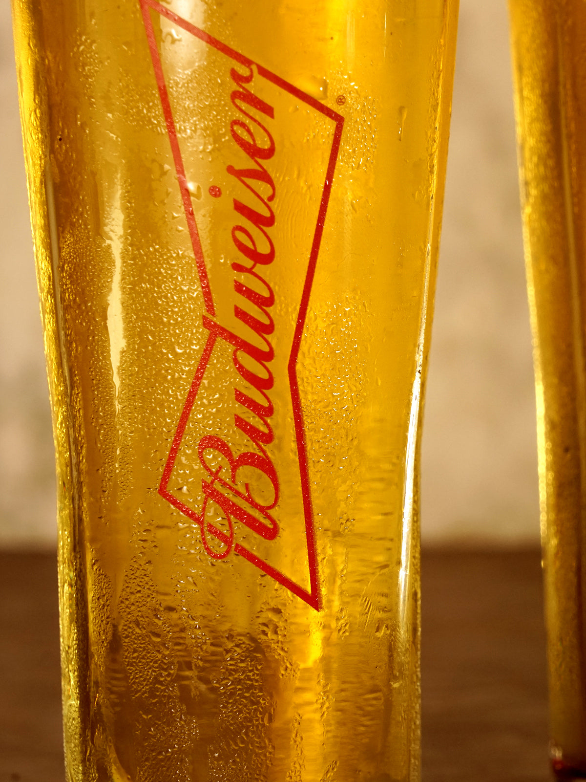 Vintage Budweiser "Bowtie" Glasses (Set of 4)