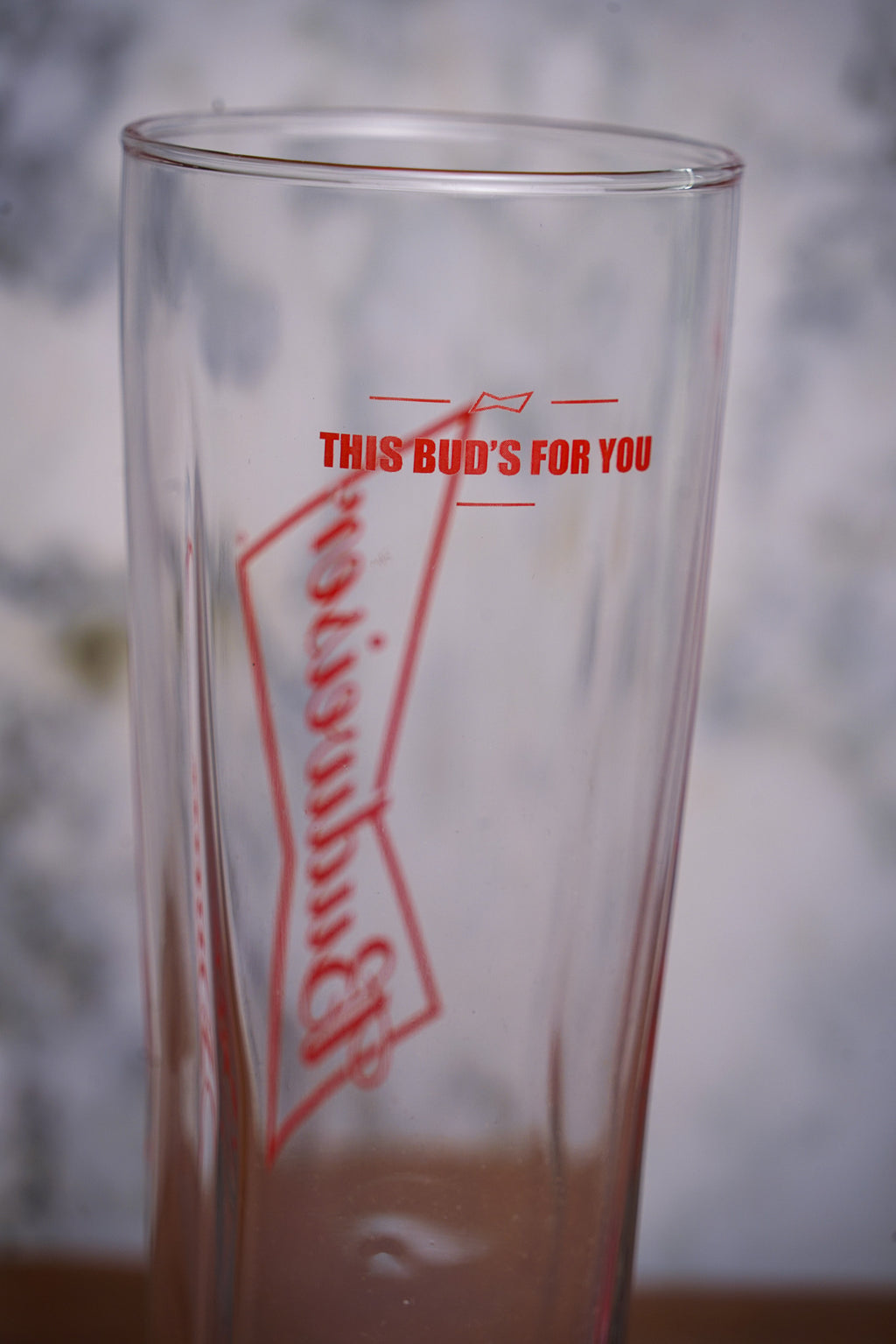 Vintage Budweiser "Bowtie" Glasses (Set of 4)