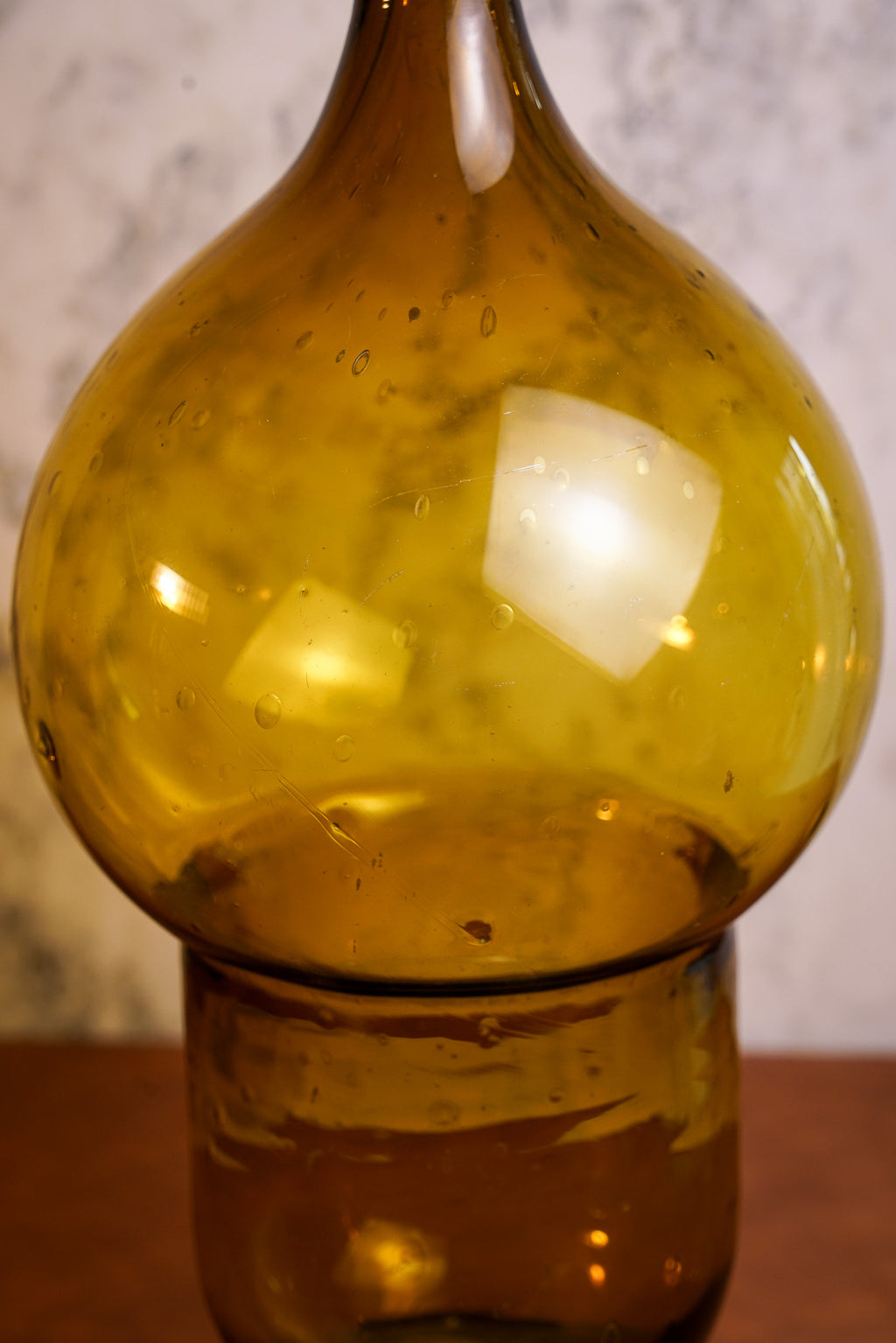 Mid Century Modern Handblown Glass Vase
