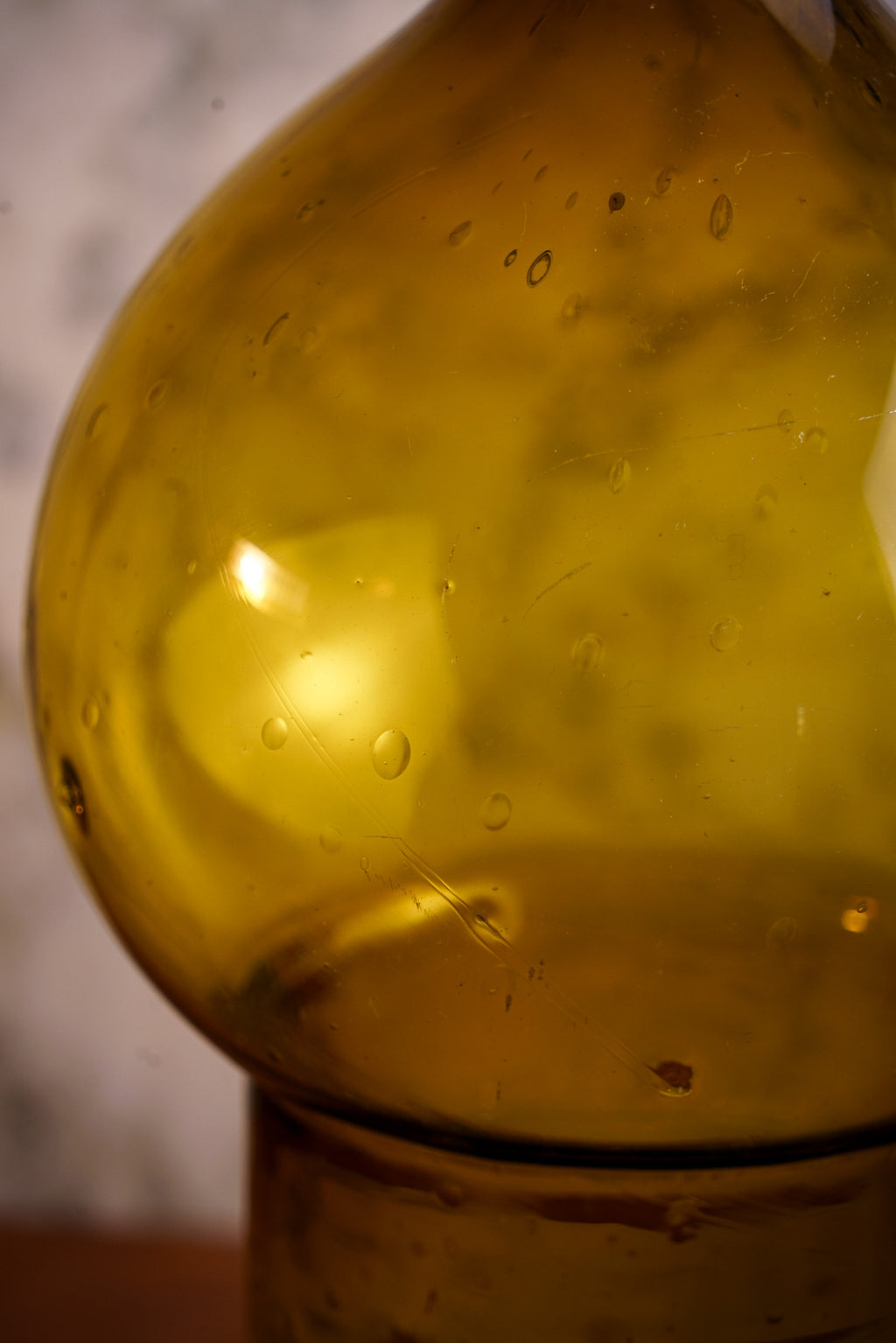 Mid Century Modern Handblown Glass Vase