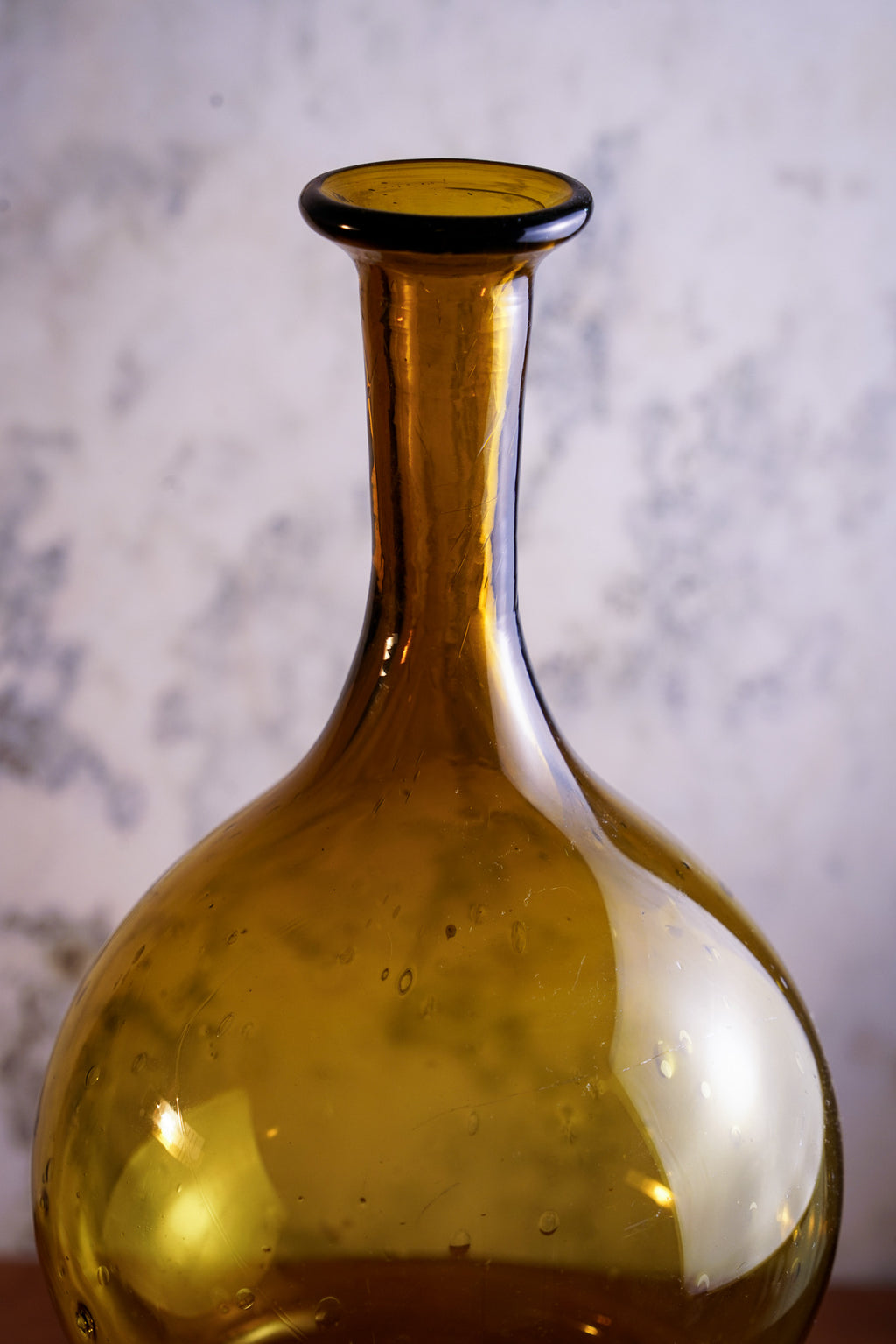 Mid Century Modern Handblown Glass Vase