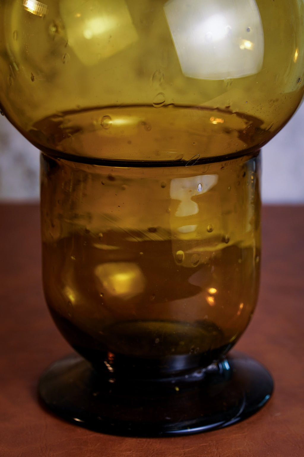 Mid Century Modern Handblown Glass Vase