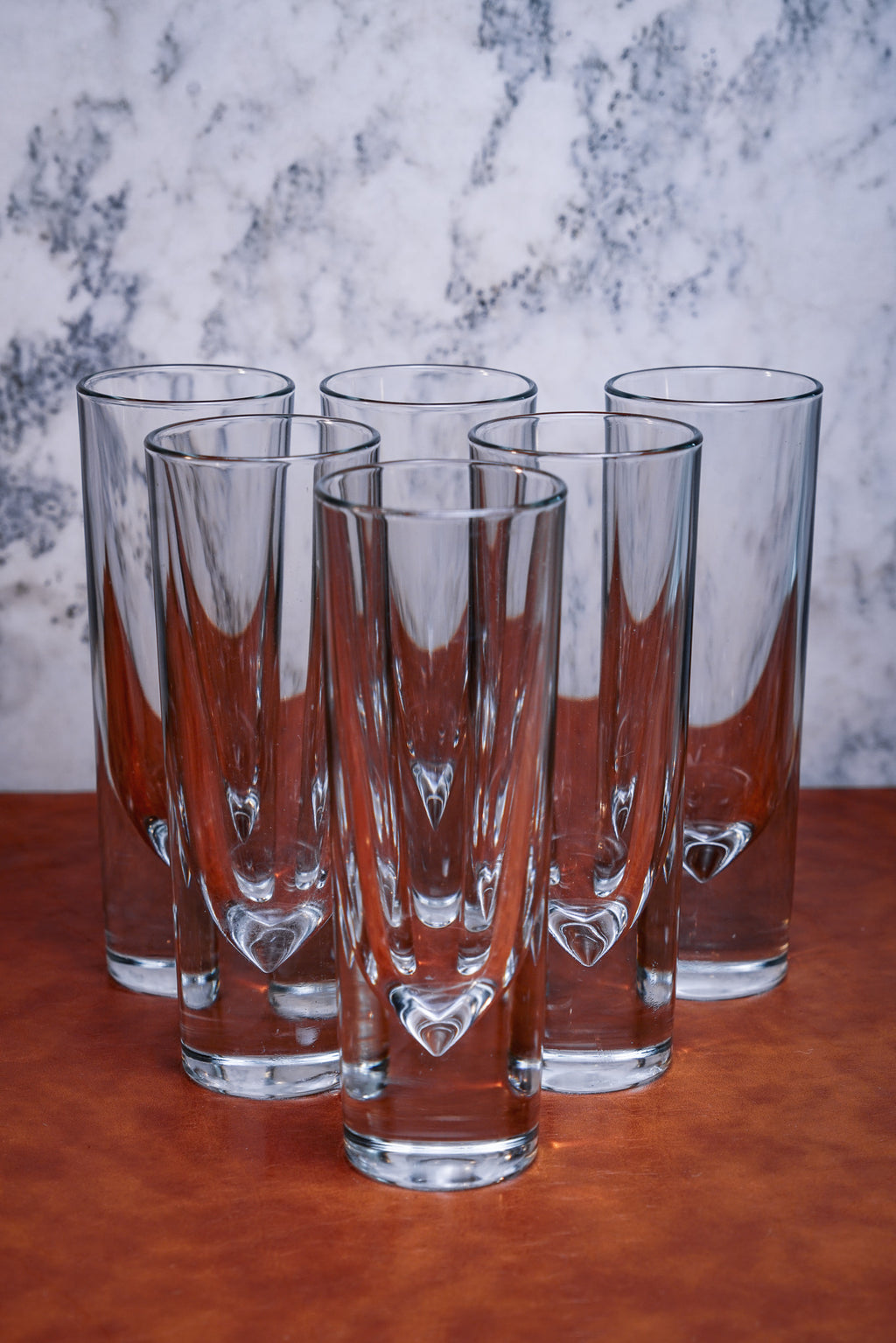 Vintage Carlo Moretti "Bullet" Glasses (Set of 6) circa. 1960-1980