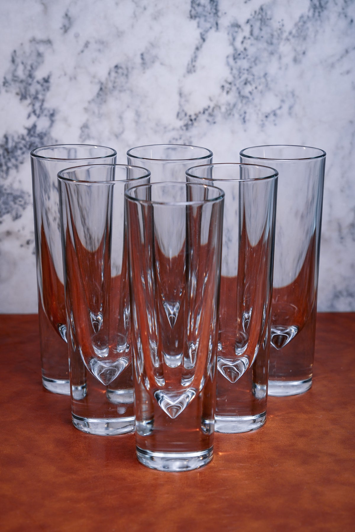 Vintage Carlo Moretti "Bullet" Glasses (Set of 6) circa. 1960-1980