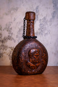Vintage "Miguel de Cervantes" Leather Decanter