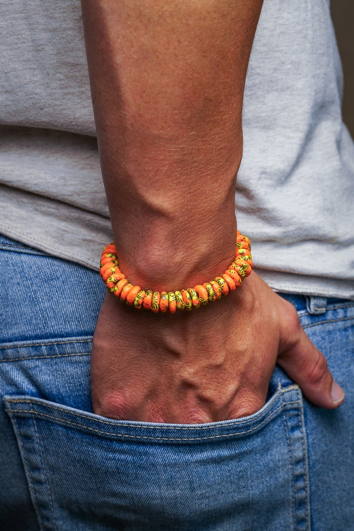 The "Local Commons" African Glass Bracelet