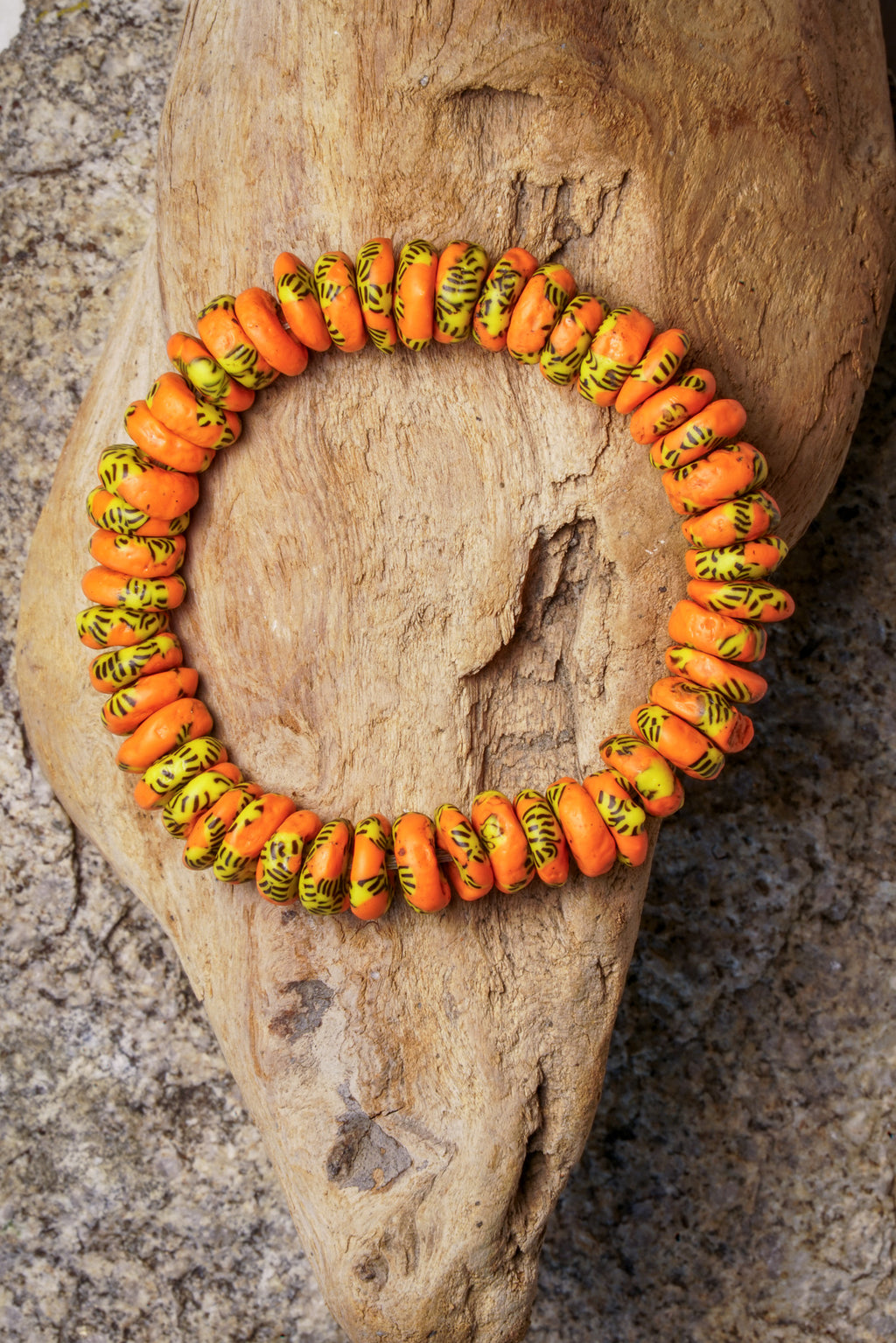 The "Local Commons" African Glass Bracelet