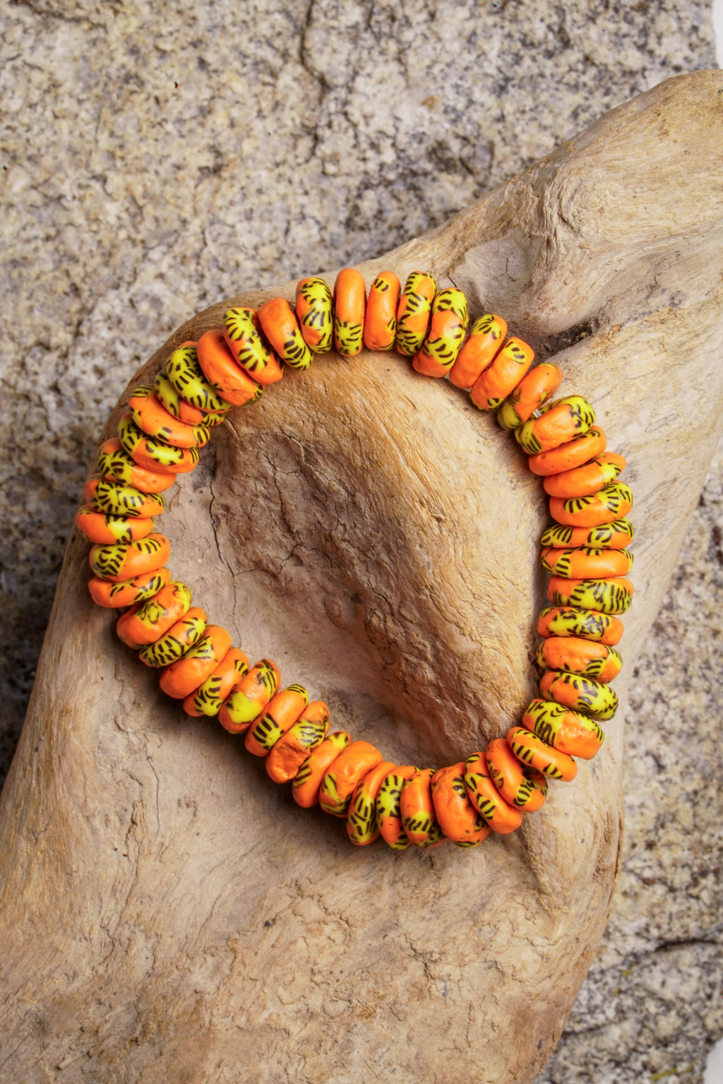 The "Local Commons" African Glass Bracelet