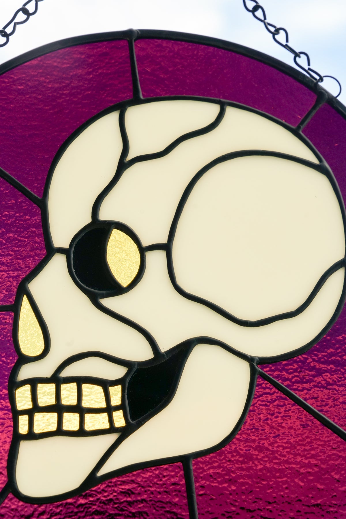 "Skull" Stained Glass