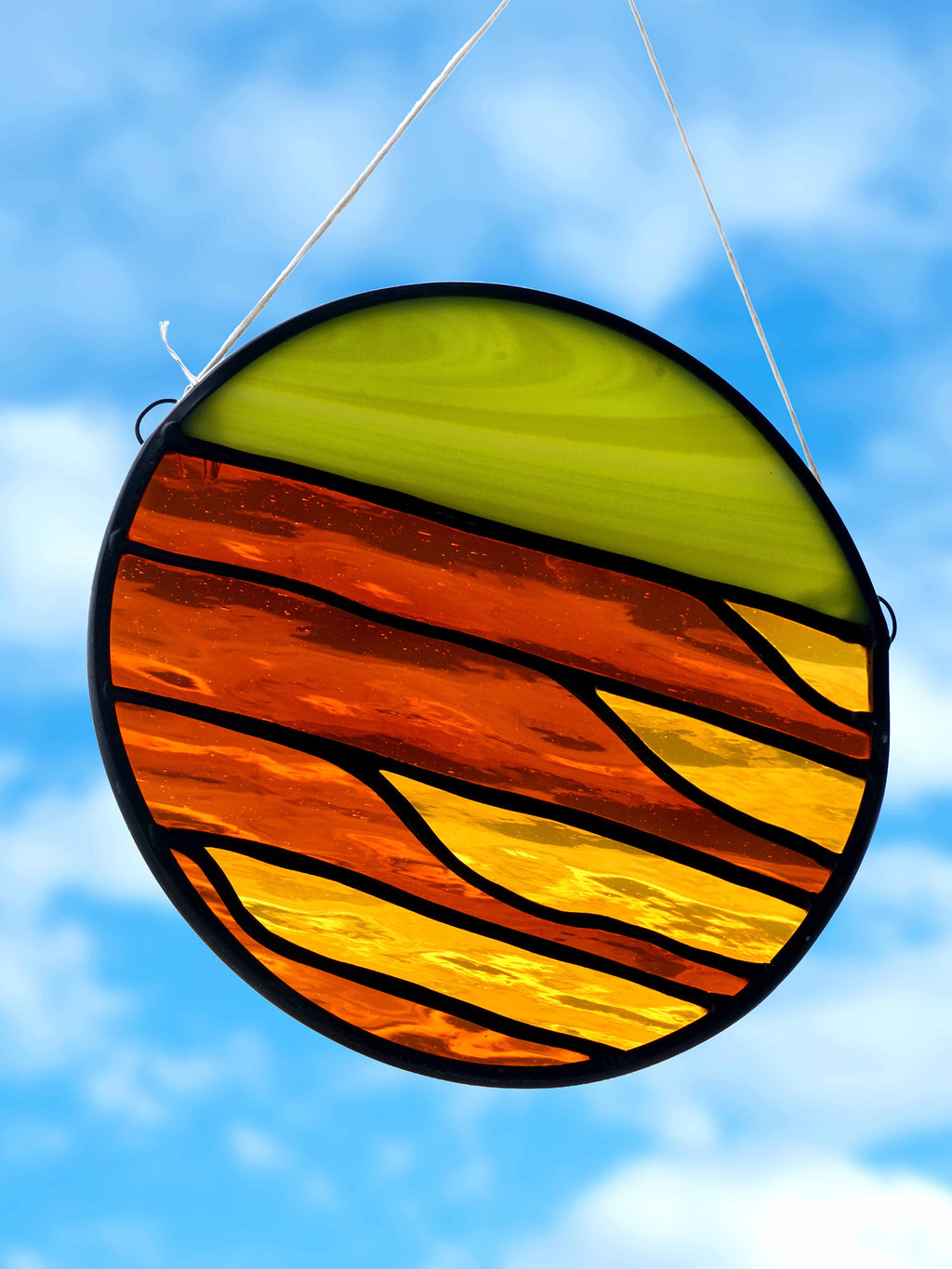 "Murky Waters" Stained Glass